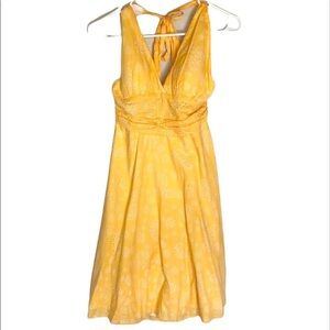 E-Klah - Yellow Summer Halter Dress